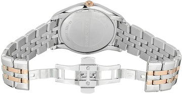 Emporio Armani Classic Silver Dial Chronograph Men's Watch